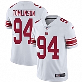 Nike Men & Women & Youth Giants 94 Dalvin Tomlinson White NFL Vapor Untouchable Limited Jersey,baseball caps,new era cap wholesale,wholesale hats
